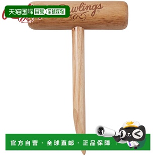 日本直邮Rawlings 男女士手套锤图案棒球配件比赛运动米色EAOL13S