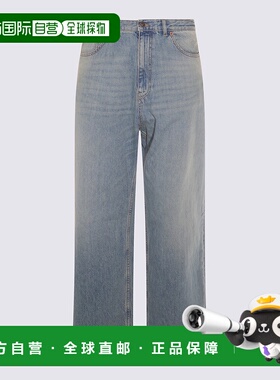 香港直邮VALENTINO 男士牛仔裤 6V0DE04NAV4558 SS2025 蓝色