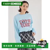 女装 1h可退 刺绣学院风宽松长T WIDE BOWL 日本直邮RODEO CROWNS