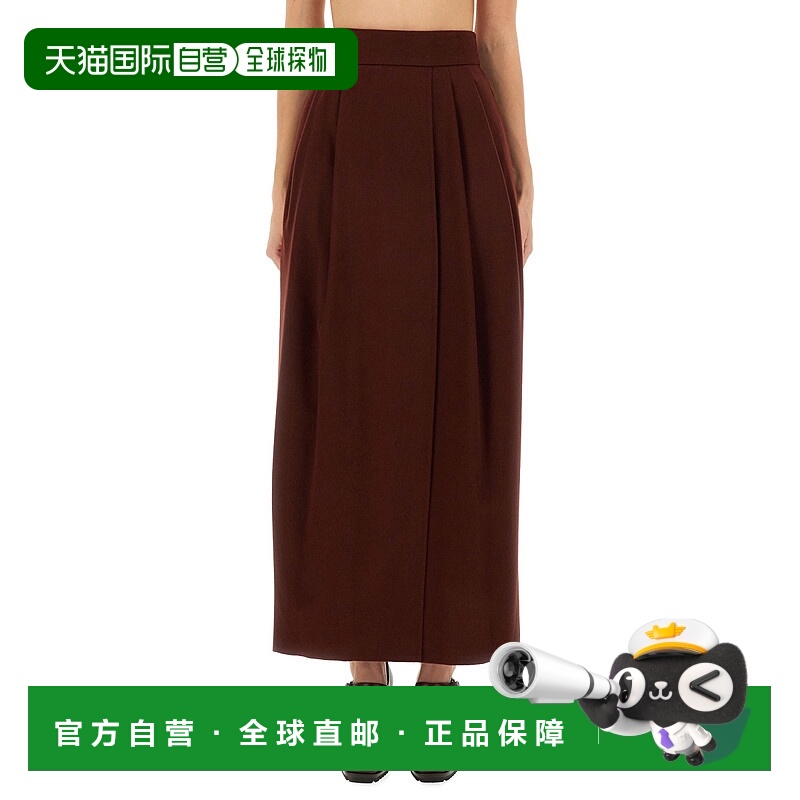 1h可退 香港直邮MAX MARA 女士半身裙 2521106223600362043 CO 酒