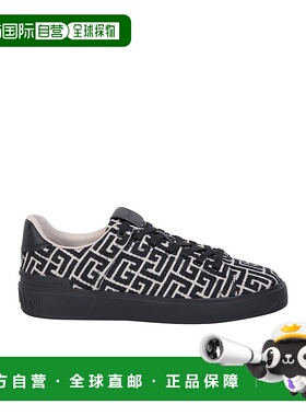 香港直邮BALMAIN 男士运动鞋 AM1VI288TJCMEDK SS2023 黑色 Low T