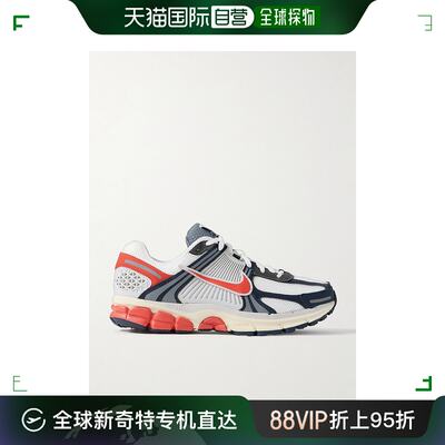 香港直邮潮奢 Nike 耐克 男士 Zoom Vomero 5 仿皮橡胶边网纱运动