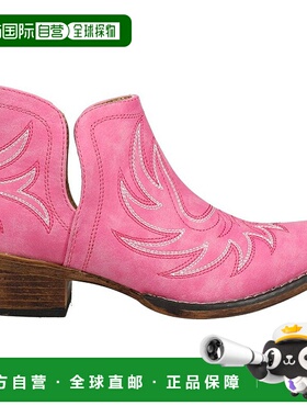 【美国直邮】Roper Ava短靴女鞋 时装靴 牛仔风格 舒适低跟粉色 0