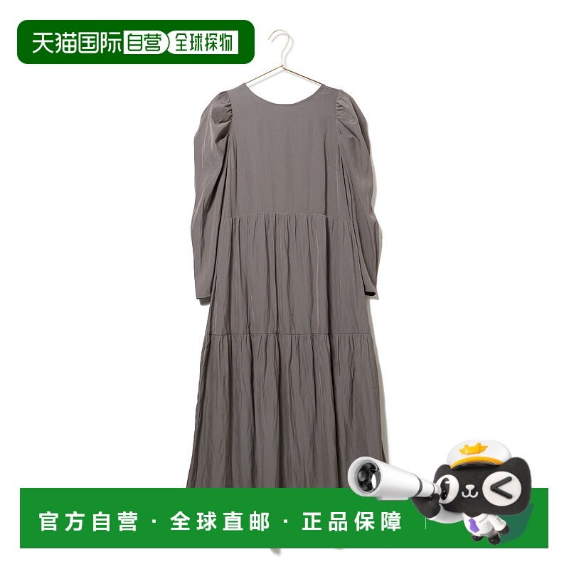 1h可退 日本直邮ROPE' PICNIC 若佩尼 女士复古风长袖层叠连衣裙