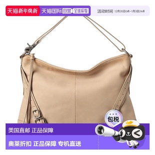 单肩包手提包 美国奥莱直发新款 自营Frye Veronica白色皮革