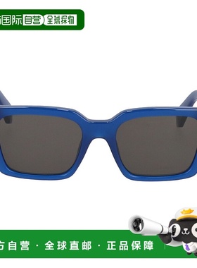 自营 off-white米白色中性款蓝色太阳镜-蓝色 美国奥莱直发
