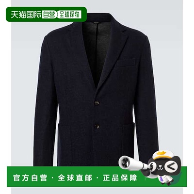 1h可退 香港直邮Loro Piana 诺悠翩雅 男士 Novalis 羊绒混纺西装