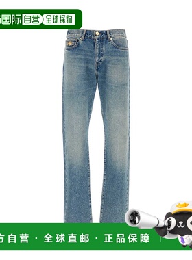 香港直邮VERSACE 男士牛仔裤直筒裤 10194621A150191D030 AW2025