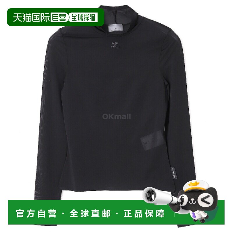 韩国直邮Courreges 323JTO182JS0088 女士长袖通勤上衣针织衫