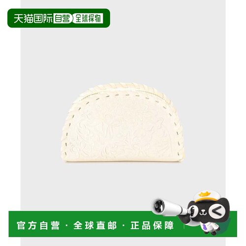 日本直邮V_circle 手拿包 珍珠白收纳包