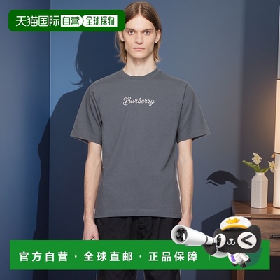 1h可退 香港直邮潮奢 Burberry 巴宝莉 男士 灰色 Surfer Knight