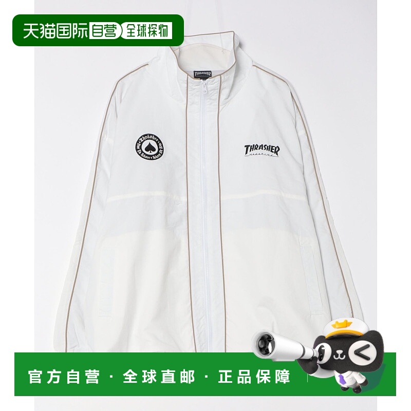 1h可退 日本直邮THRASHER男女通用舒适版拉链袖口夹克 206251003