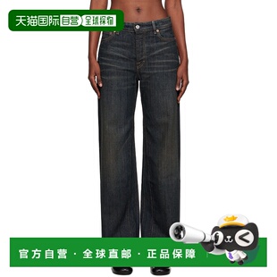 1h可退 香港直邮潮奢 Our Legacy 女士 海军蓝 Treble Cut 牛仔裤