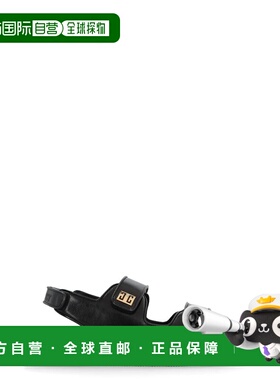 香港直邮GIVENCHY 女士凉鞋 BE3087E1UB001 SS2025 黑色 Strap Fl