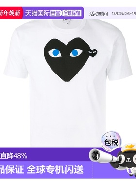 1h可退 香港直邮Comme Des Garcons Play 短袖T恤 AXT08805