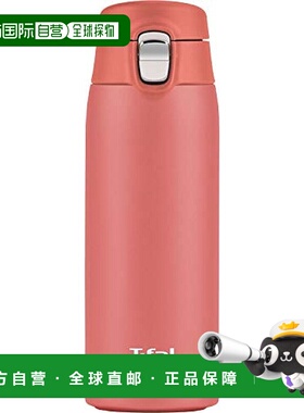 【日本直邮】T-fal保温杯特福轻量＆GO保温瓶胭脂红色400ml盖子