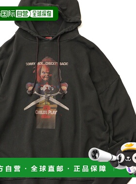 1h可退 日本直邮CORPUS TOKYO 男女同款 裏毛 半袖連帽衫 美國環