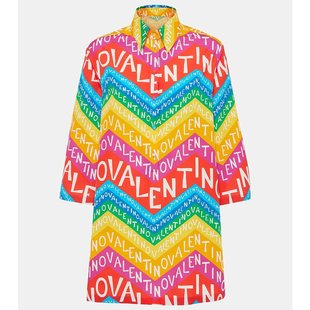女士 华伦天奴 徽标棉质衬衫 式 000276 潮奢 连衣裙 Valentino