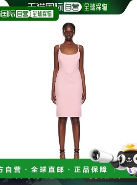 香港直邮潮奢 Versace 范思哲 女士 中长连衣裙 10132131A00540