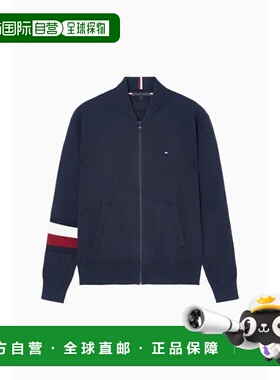 韩国直邮TOMMY HILFIGER [汤米-希尔费格男士棒球拉链开衫 T12F0K