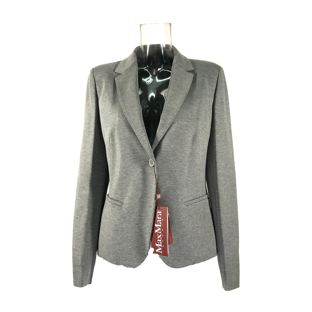 MAX MARA 女士西服 6916025206002 AW2021 灰色 长袖西装外套