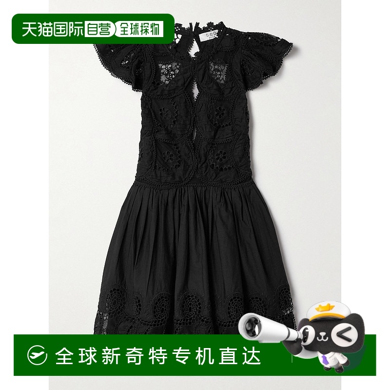 1小时内可退 香港直邮SEA 海洋 女士 短款连衣裙 AW24010 black黑