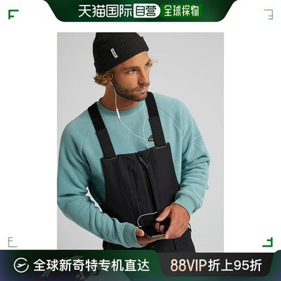 日潮跑腿Burton 男式 Burton Reserve GORE-TEX 2L 背带裤纯黑色