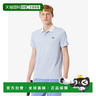 1h可退 日本直邮LACOSTE 达尼尔 梅德韦杰夫全幅球拍印花速干POLO