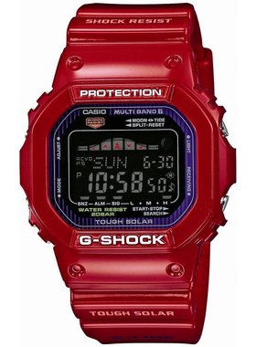 日本直邮卡西欧G-SHOCK G-LIDE Radio Solar GWX-5600C-4JF红色