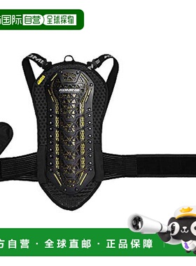 KOMINE 摩托车用 多用背部保护器 黑色 2XL CE标准2级腰带