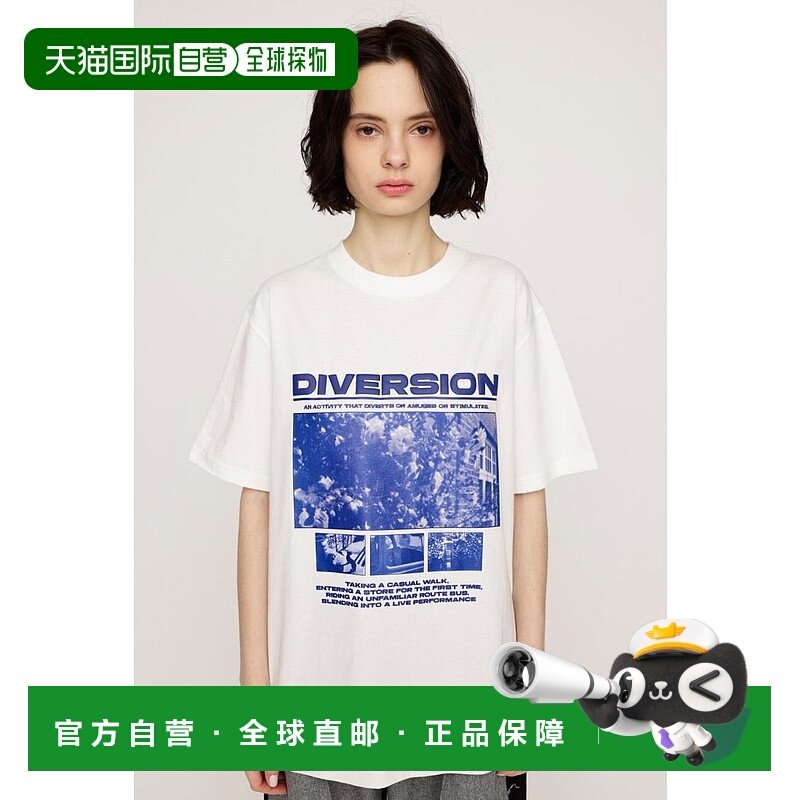 日本直邮SLY PHOTO LOGO T恤 [T.GRY SL3994EW030437] 灰色T恤