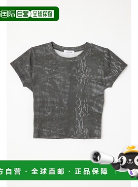 1h可退 日本直邮LAGUA GEM 女士金属图案短袖T恤 510ISM801451