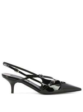 MIU MIU 女士高跟鞋 5I013E069F0002 CO 黑色 Patent Pumps