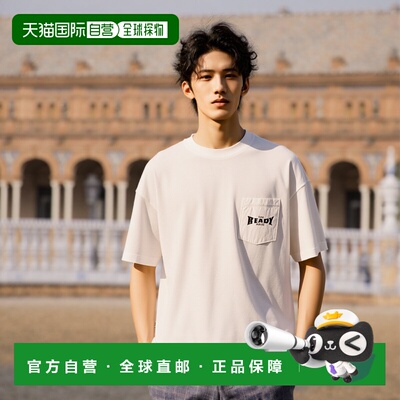 1h可退 日本直邮READYMADE 男女同款复古口袋T恤 RECOWH0000277