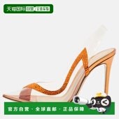 Rossi And Transparent 自营Gianvito orange Pvc Suede Hortensi