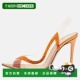 Rossi And Transparent 自营Gianvito orange Pvc Suede Hortensi