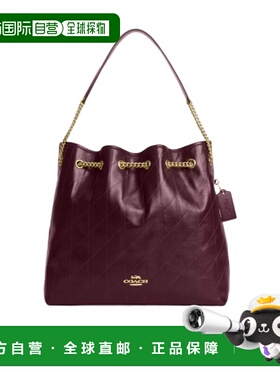 1h可退 香港直邮Coach Evelyn大号绗缝单肩包 CCZ81