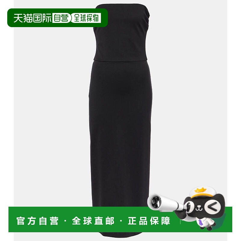 香港直邮Staud 女士 Cortona 抹胸中长连衣裙 001405