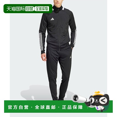 1h可退 日本直邮adidas 男女同款运动套装 M SERE 黑色款 KNA81