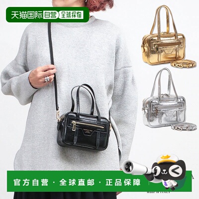 日本直邮CHRISTIAN VILLA 波士顿包 05112 2WAY 方形 金属色 Chri