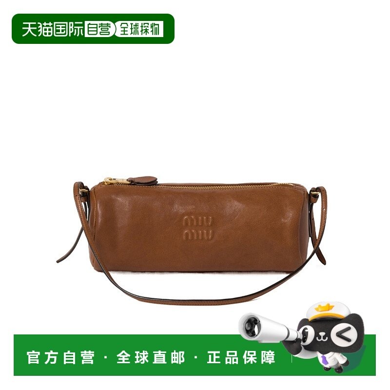 香港直邮Miu Miu 纳帕皮革单肩包 5NE851AEFX斜挎包手提包