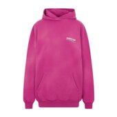 Balenciaga 578135TKVI9 徽标套头连帽衫 巴黎世家 女士