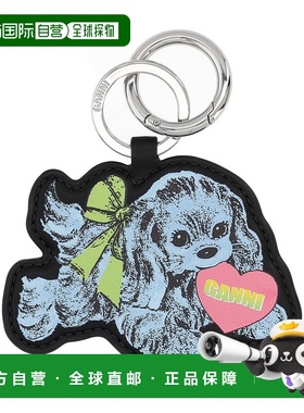 香港直邮GANNI 女士钥匙扣 A7059646 AW2025 天蓝色 KEYCHAIN 