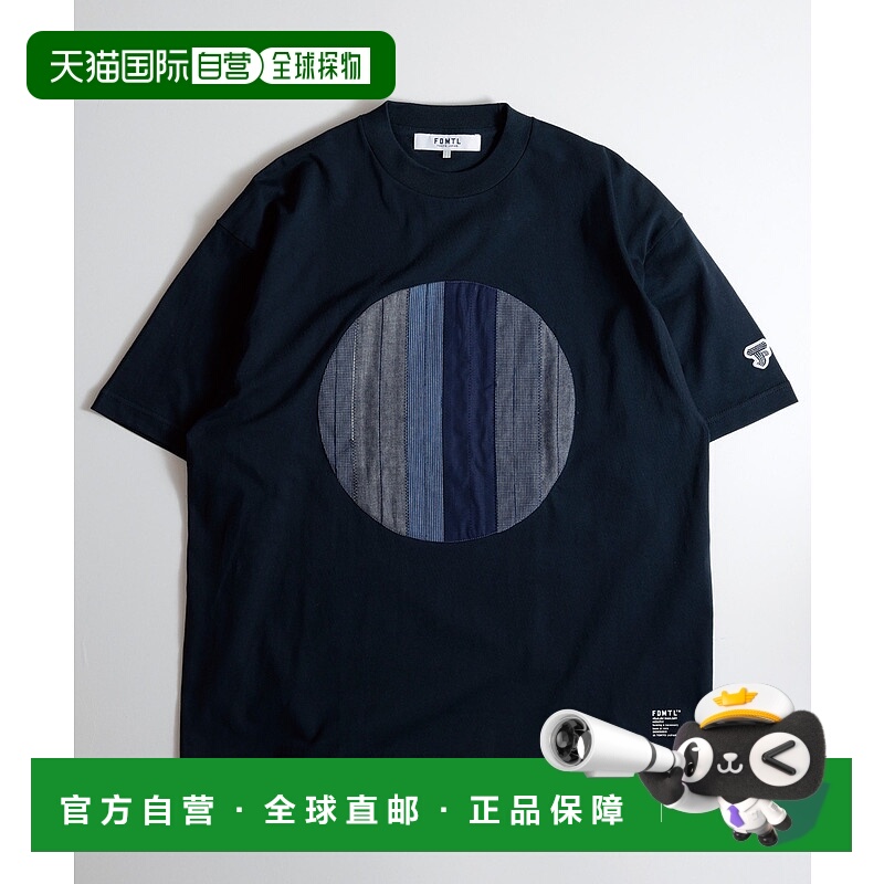 1h可退 日本直邮FDMTL 男女同款圆形图案T恤 FA25TE35
