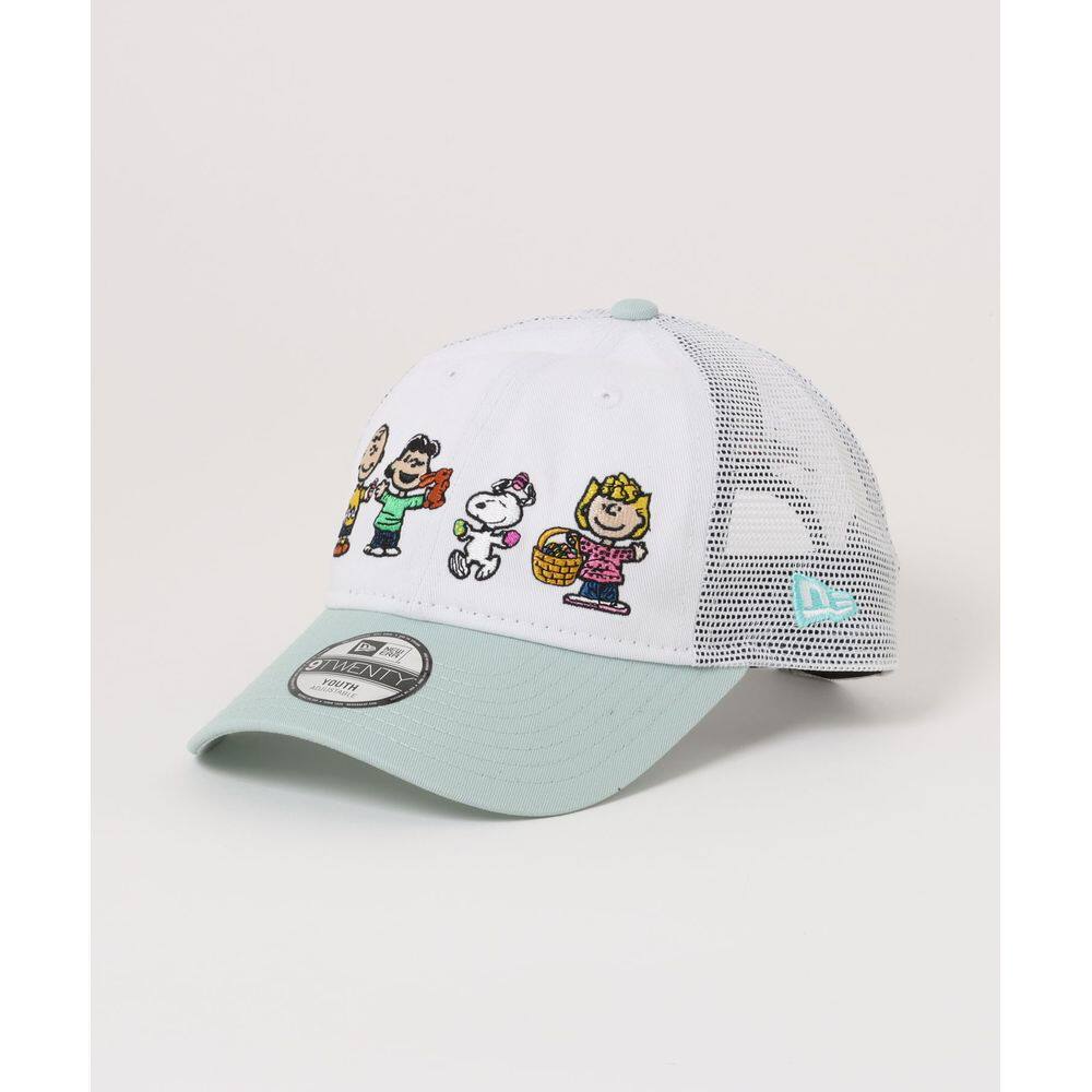 1h可退 日本直邮NEW ERA 儿童 可调节网眼棒球帽 YOUTH9TWENTY 花