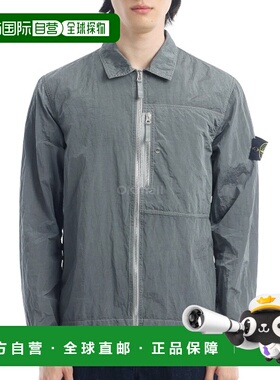 韩国直邮STONE ISLAND 1200031 ECONYL 尼龙金属外套衬衫 (K2S15