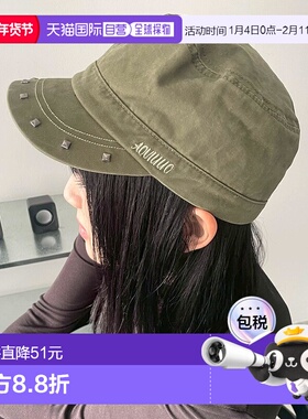 1h可退 日本直邮WEGO 女士 宽松版型 工装风刺绣五片帽 MO25AW10S