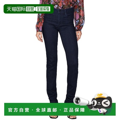 自营PAIGE Hoxton Fidelity High Rise Straight Jean - blue 美