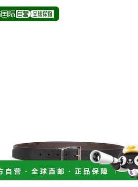 香港直邮PRADA 男士腰带 2CC004053F0XCR AW2025 黑色 TWO-TONE S