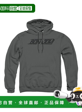 自营 gildanBon Jovi New Logo Adult Pull Over Hoodie - charco